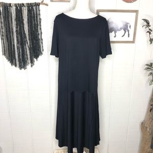 L.K. Bennett extra dark navy midi dress